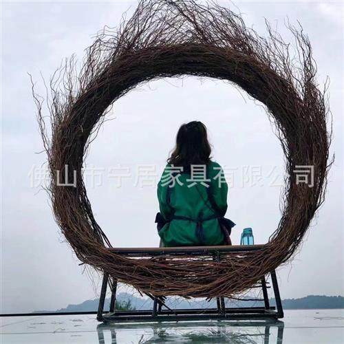 户外巴厘岛网红藤编鸟巢秋千景区婚纱拍摄道具创意悬挂吊椅,住宅家具,吊篮/吊椅,淘宝优惠券,粉丝福利购,淘宝优惠卷