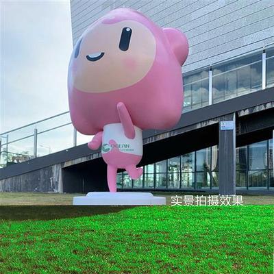 少年文化宫校园玻璃钢雕塑动物卡通玻璃景观雕塑主题动漫雕塑