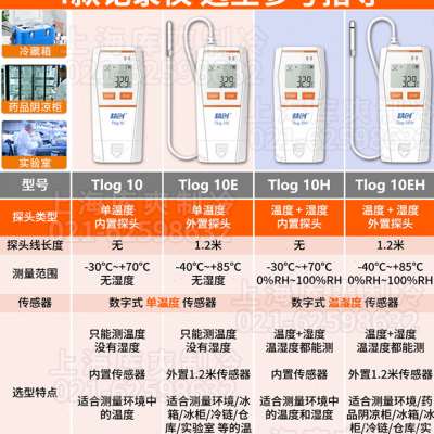 精创Tlog 10温度记录仪冷链运输自动usb可导出数据高精度温湿度计