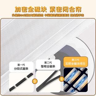 金刚网防蚊门帘家用入户门卧室纱门磁吸防虫纱窗魔术贴隔断帘 夏季