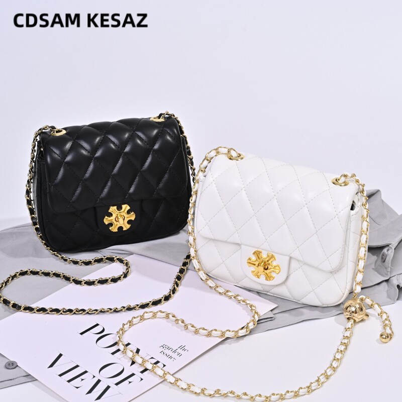 CDSAM KESAZ女包新款高级感时尚轻奢斜挎包欧美链条小方包B2怎么看?