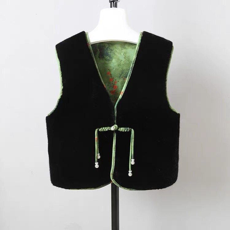 2025冬季皮毛一体马夹（双11福利款）新款009