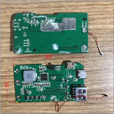 18W 快充充电宝主板，有贴片下线板的