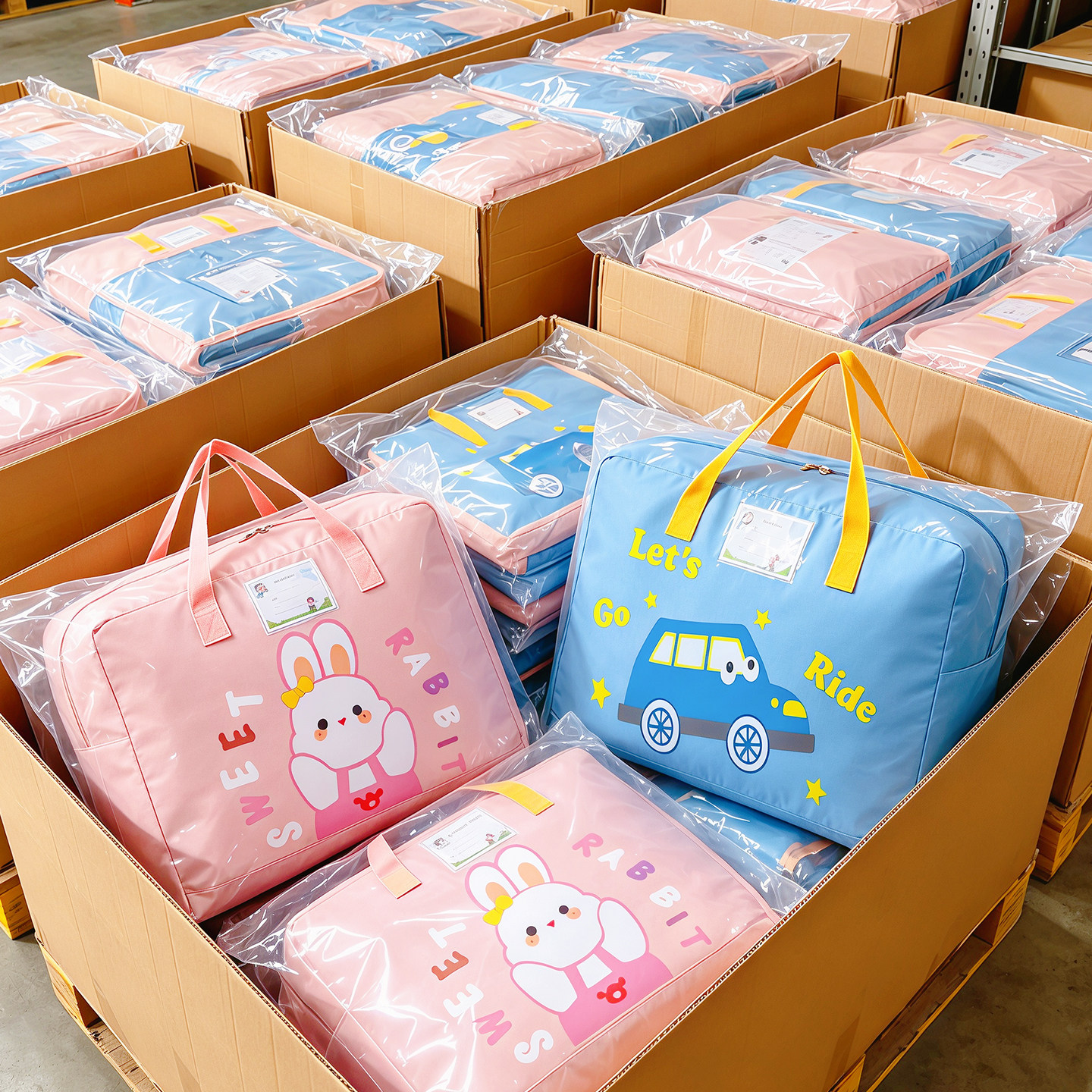 幼儿园开学好物！童棉被袋