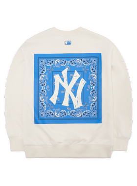 【专属不透出】MLB时尚腰果花卫衣男女同款3AMTI0121