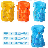 专业充气泳衣 备 儿童游泳马甲救生衣 中小童初学者游泳浮力背心装