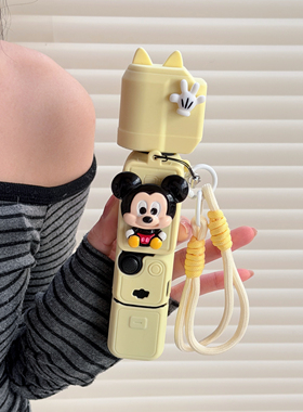 双耳米奇适用大疆OsmoPocket 3保护套云台相机壳硅胶套保护壳挂绳