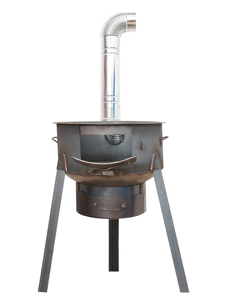 农村做饭柴火灶家用地锅炒菜炖肉柴火炉庭院露营烧柴移动灶大锅台