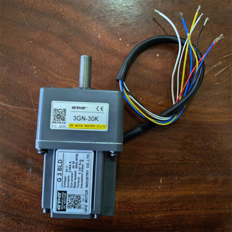 台邦无刷直流24V电机G3BLD40W 30W 2600RPM/3GN-30K过道闸门电机