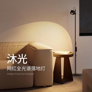 爱斯兰客厅落地灯卧室全光谱护眼沐光气氛灯覆古轻奢沙发旁阅读灯