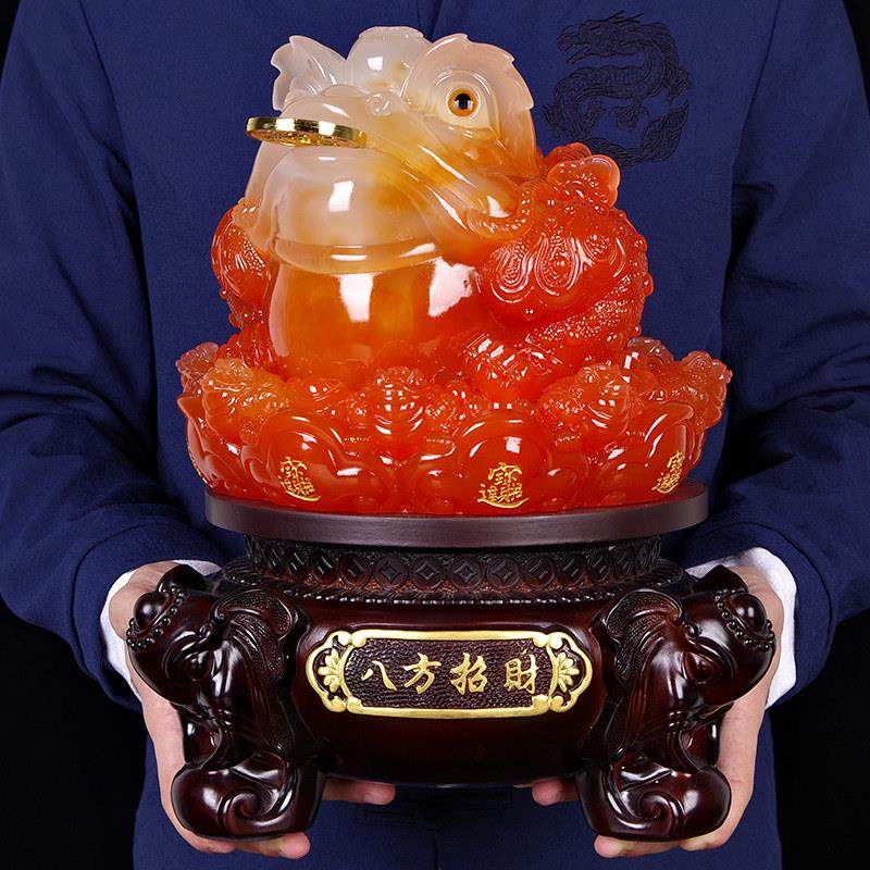 招财玉金蟾工艺品摆饰客厅办公桌店铺收银柜台摆设开 业乔迁送礼,家居饰品,装饰摆件,淘宝优惠券,粉丝福利购,淘宝优惠卷