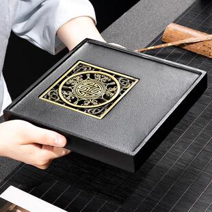 友尚乌金石茶盘茶台托盘家用功夫茶具简约小号石头制壶承方形茶盘
