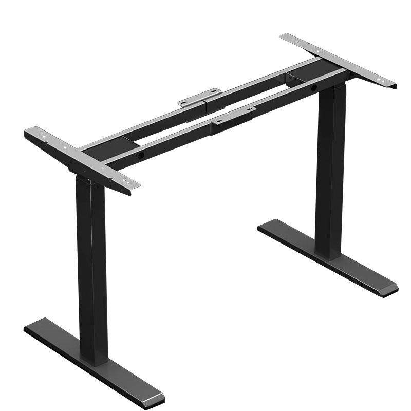 智能电动升降桌腿双电机茶几电脑桌书桌支架四腿立柱椭圆升降桌架