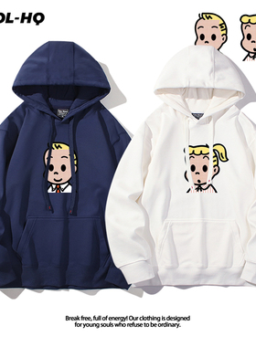 OSAMU GOODS原田治日系卡通图案周边男女连帽卫衣薄款上衣春秋款