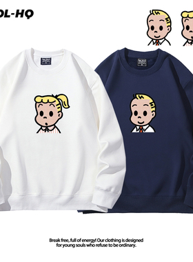 OSAMU GOODS原田治日系卡通图案周边男女圆领卫衣春秋百搭上衣服
