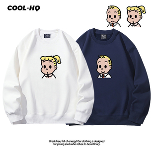OSAMU GOODS原田治日系卡通图案周边男女圆领卫衣春秋百搭上衣服
