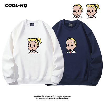 OSAMU GOODS原田治日系卡通图案周边男女圆领卫衣春秋百搭上衣服