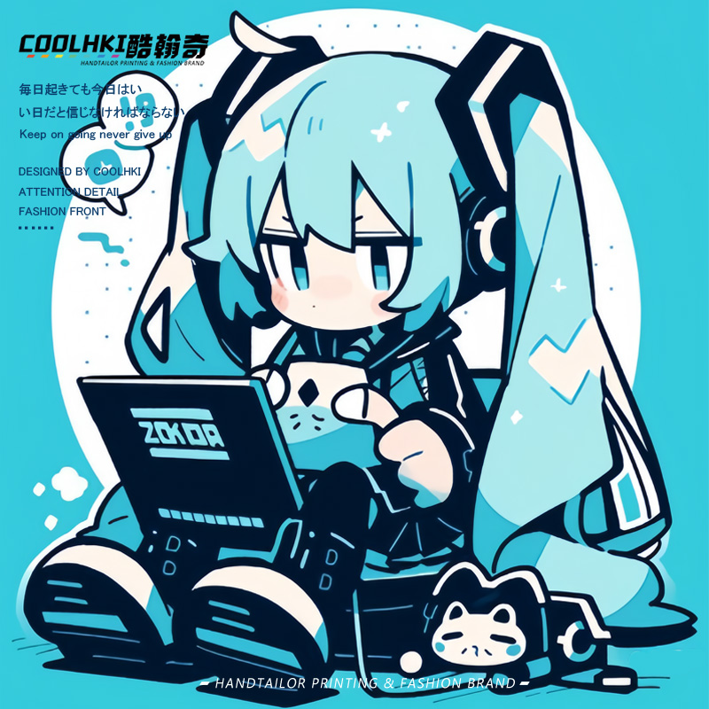 元气日系少女机能动漫初音未来miku二次元连帽卫衣男女春秋外套潮