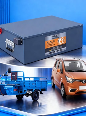 三四轮车锂电池48v60v伏电动车低速四轮车72v100ah120安电瓶