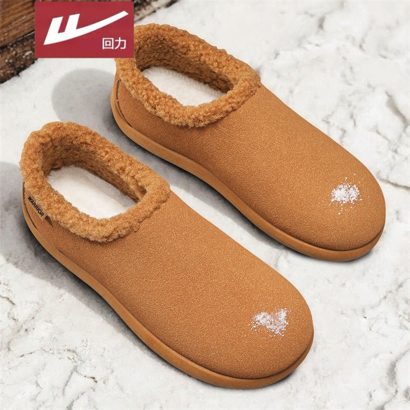 回力雪地靴绒加厚勃肯棉鞋