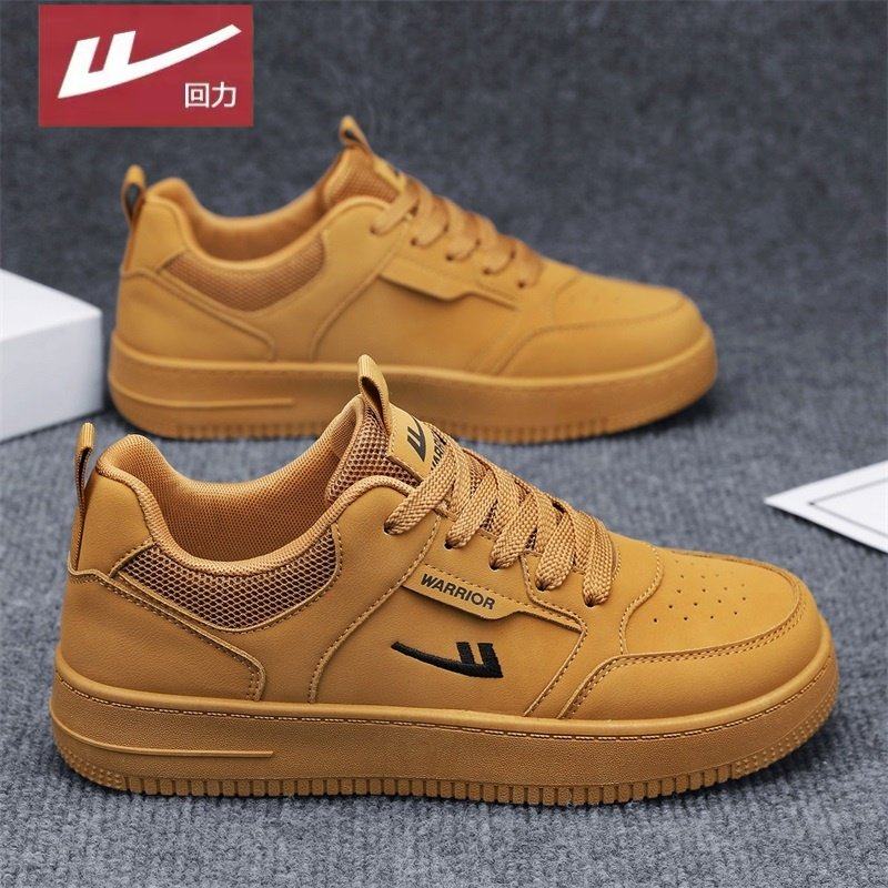 回力男鞋2026春季新款复古风厚底增高板鞋百搭防滑休闲小麦色潮鞋,流行男鞋,时尚休闲鞋,淘宝优惠券,粉丝福利购,淘宝优惠卷