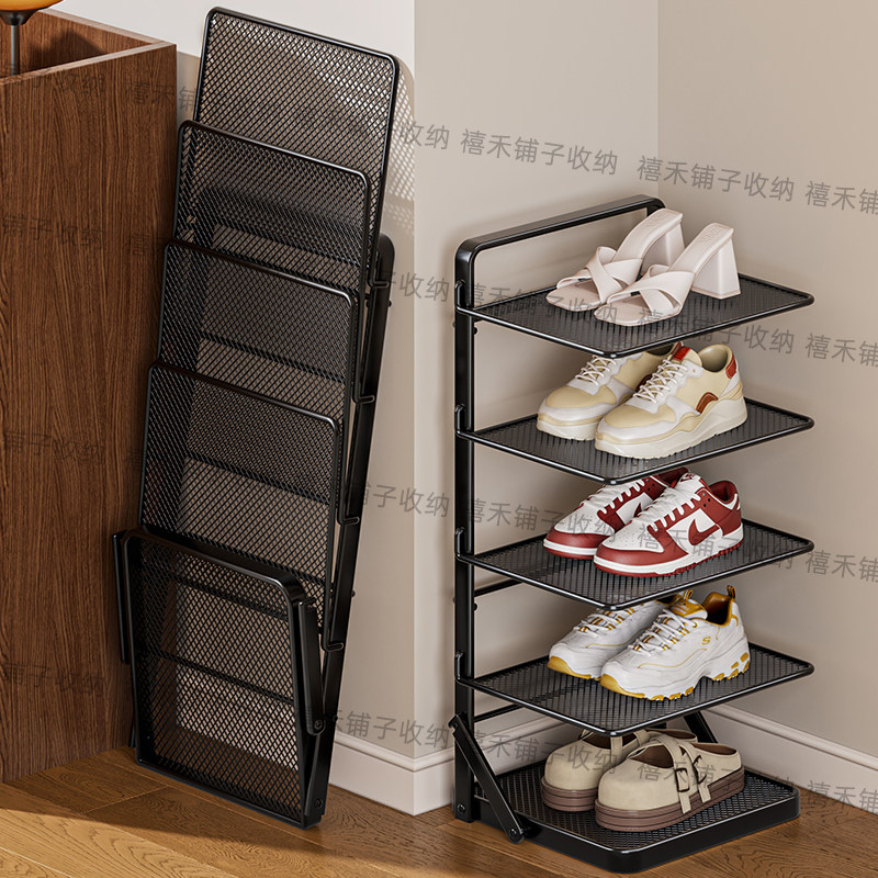 鞋架家用门口多层简易可折叠免安装鞋柜出租房经济型鞋子收纳神器,收纳整理,鞋子收纳架,淘宝优惠券,粉丝福利购,淘宝优惠卷