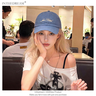 韩版宽檐显脸小深顶棒球帽女款