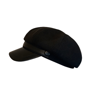 新款2026春季毛呢八角帽子女网红画家贝雷帽鸭舌ins百搭显脸小潮