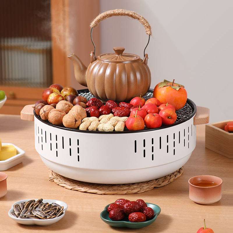 煎烤两用户外便携围炉煮茶全套