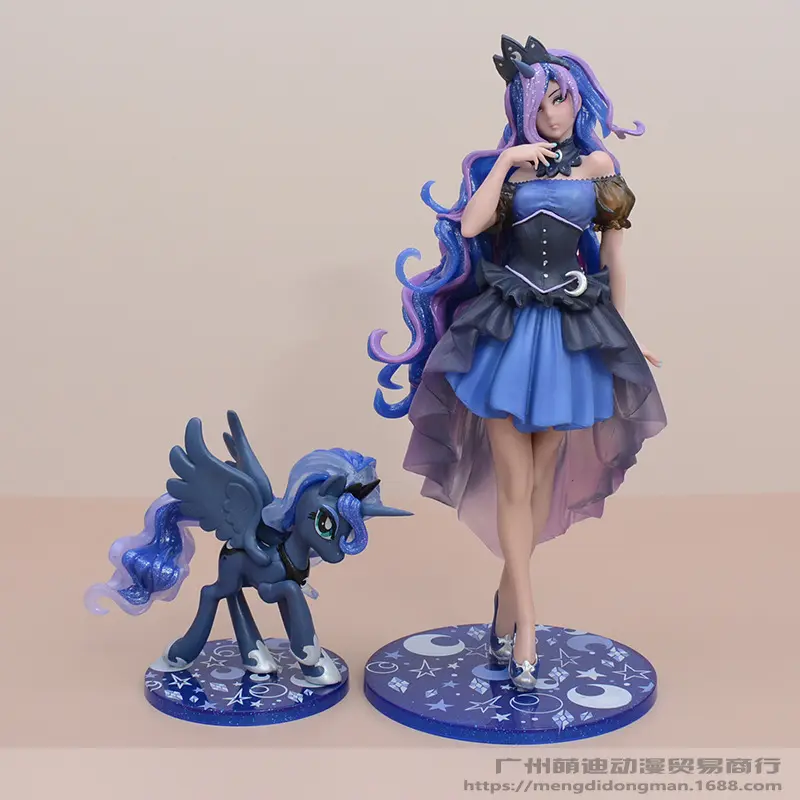 小马宝利 嘉儿 碧琪云宝紫悦小蝶友谊的魔法模型摆件