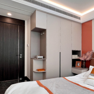 索菲亚全屋定制衣柜卧室家用整体一门到顶家具订制衣帽间柜子极简