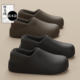 男防臭棉拖鞋 男士 冬季 拖鞋 2026新款 室内家居加绒毛保暖包跟防水棉