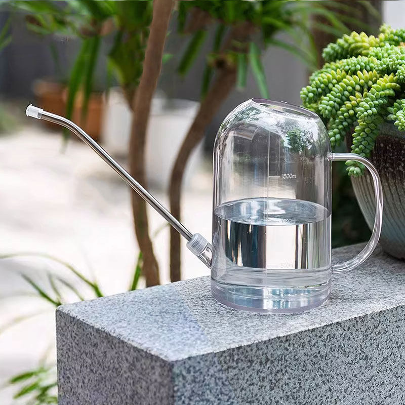 不锈钢长嘴浇水壶家用浇花洒水壶大号喷壶绿植淋花壶阳台养花工具