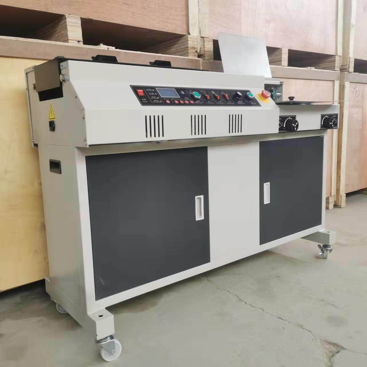 全自动无线胶装机热熔胶3书本装订机大型标书装订机包本机