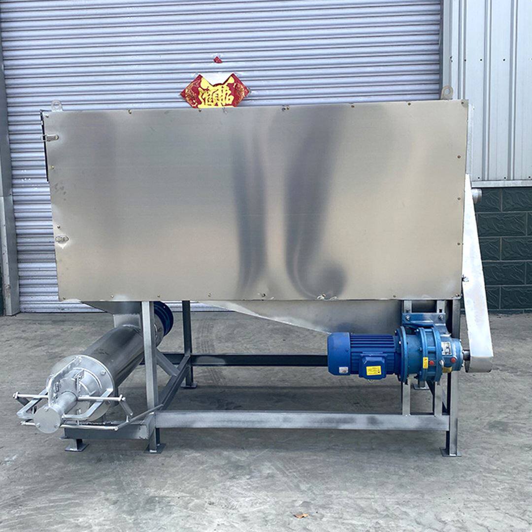 微滤猪粪挤压机小型干湿分离设备滚筒式微滤分离机运行稳定