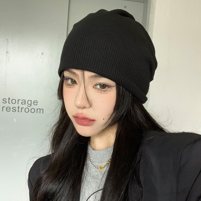 街头秋季堆堆帽薄款包头帽冷帽