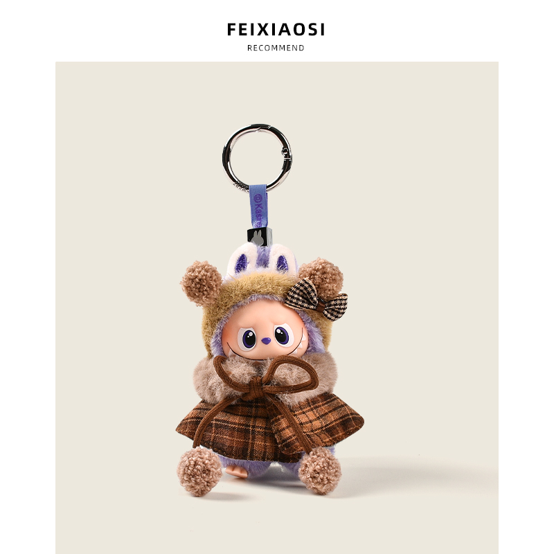 labubu衣服可爱秋冬披风毛绒