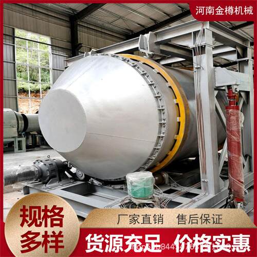 二次处理铝灰渣熔炼炉厂家推荐铜渣小型倾动式回转炉全自动化