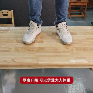 幼儿园橡胶木实木桌椅儿童学习课桌家用写字桌子宝宝画画早教