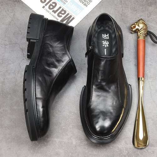 3-5厘米休闲皮鞋商务英伦