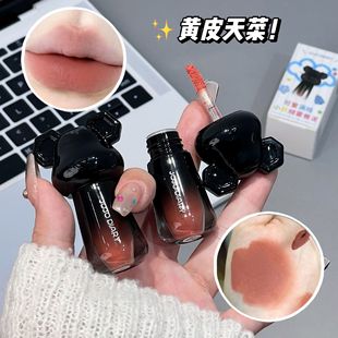 JOJO DIARY可爱满格小熊绒雾唇泥雾面哑光学生党平价秋冬显白口红