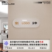 状态提示牌使用中空闲中消毒中会议中状态切换牌创意滑动门牌定制