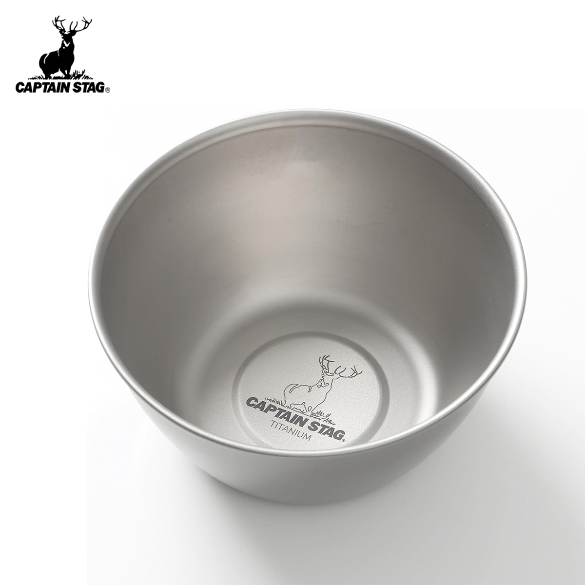 CAPTAINSTAG钛碗户外便携餐具
