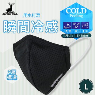 CAPTAIN 防晒口罩冰丝3D立体防紫外线可水洗全脸冷感面罩 STAG