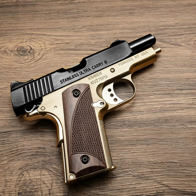 Aqk1911黑曼巴凯瑞carry全合金属钨钢拉丝成人快拆玩具肥肥钢镚
