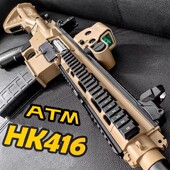电动连发ATM HK416科教训练玩具模型解压道具肥肥钢镚