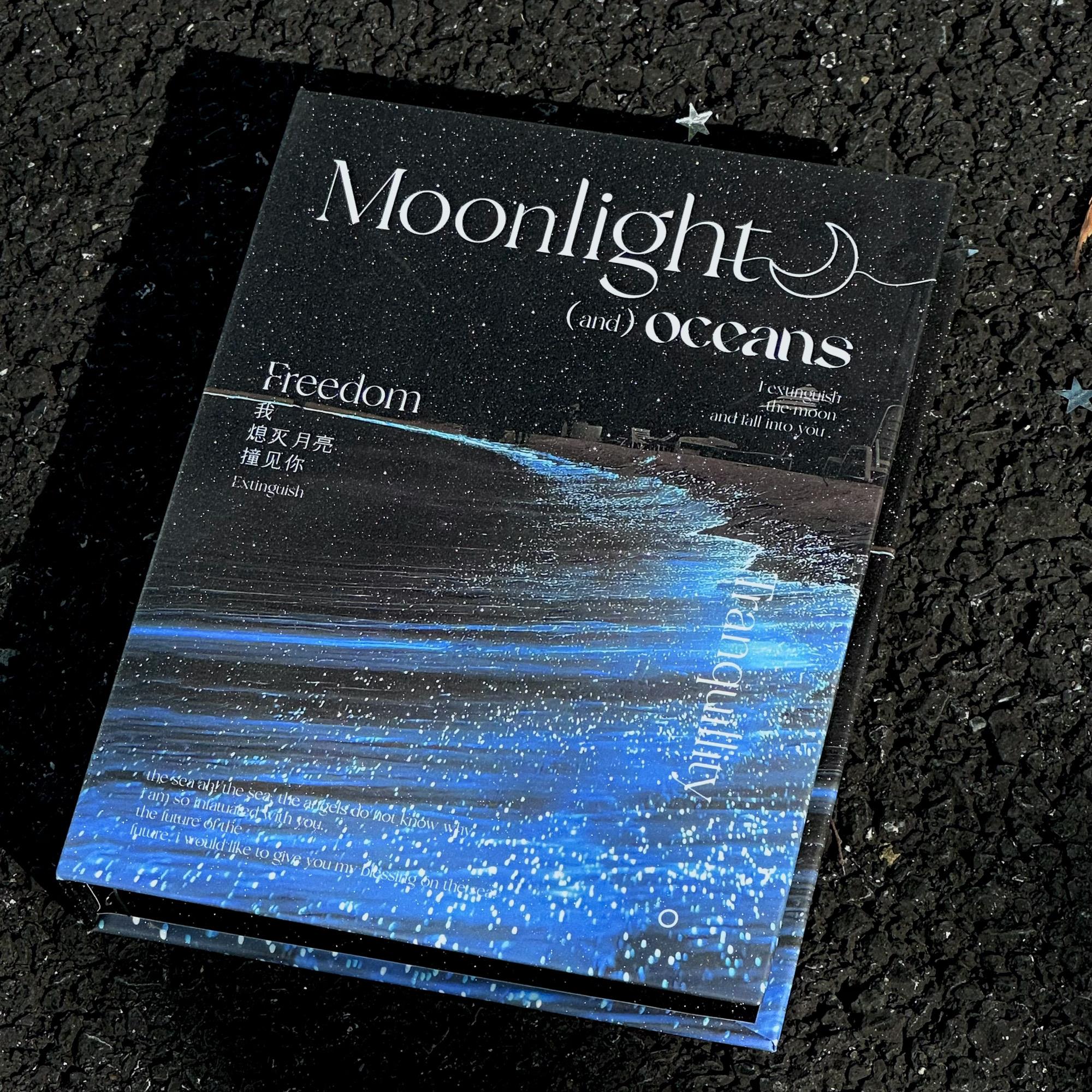 「月海邮梦」ins高颜值原创A5磨砂纸质满天星追星卡册3寸卡活页本