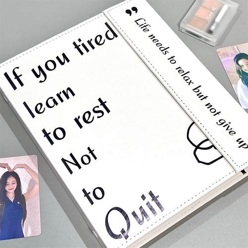 简约insA5皮质四宫格活页卡册磁吸翻盖相簿小众高颜值小卡收纳册