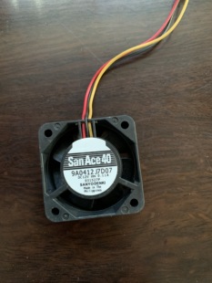 0.11A电源小机箱静音散热风扇9A0412J7D07 12V 三洋4CM 厘米4015