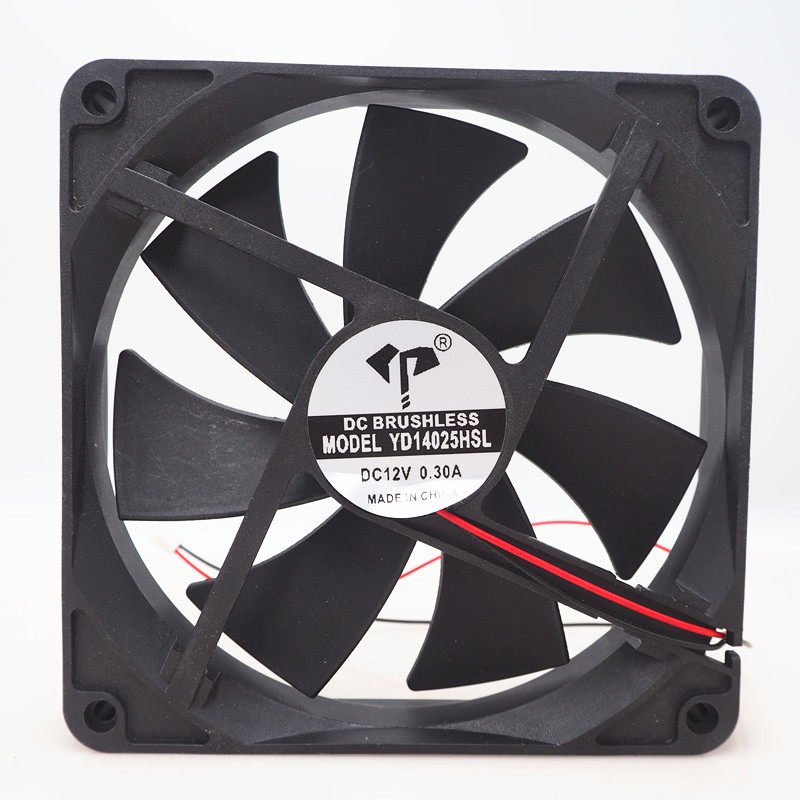 全新静音14025风扇 5V USB 12V 24V 14厘米电脑 电源机箱散热风扇